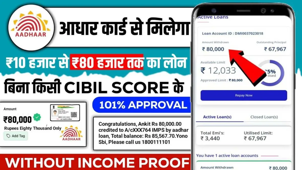 Aadhar Card Personal Loan