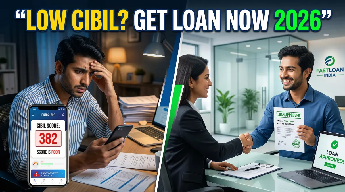 Best loan app for low CIBIL score in India 2026